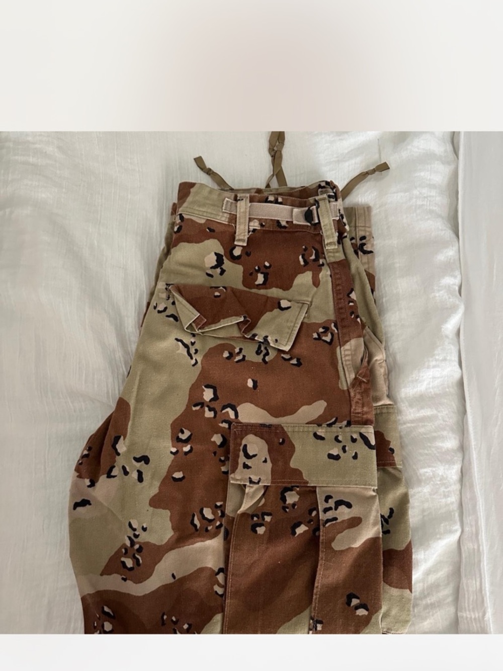 Brown & Tan Desert Camo Cargo Pants